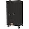Steel Cabinets Usa Storage Cabinet, 36 in W, 78 in H, 24 in D, Black MAAH-36782RB-B - alternate 1